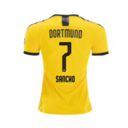 Borussia Dortmund Home Jersey 19/20 #7 Jadon Sancho