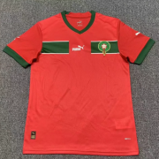 2022 World Cup Morocco Home Jersey (Customizable)