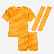 Kid  Liverpool Goalkeeper Suit 23/24 Orange (Customizable)