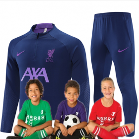 Kid's 23/24 Liverpool Training Suits Navy